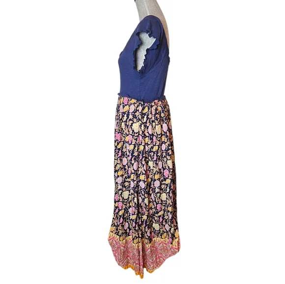 Natural Life Elisa Maxi Skirt - Women's Size L - Boho Cottagecore Floral Easter - Picture 2 of 12